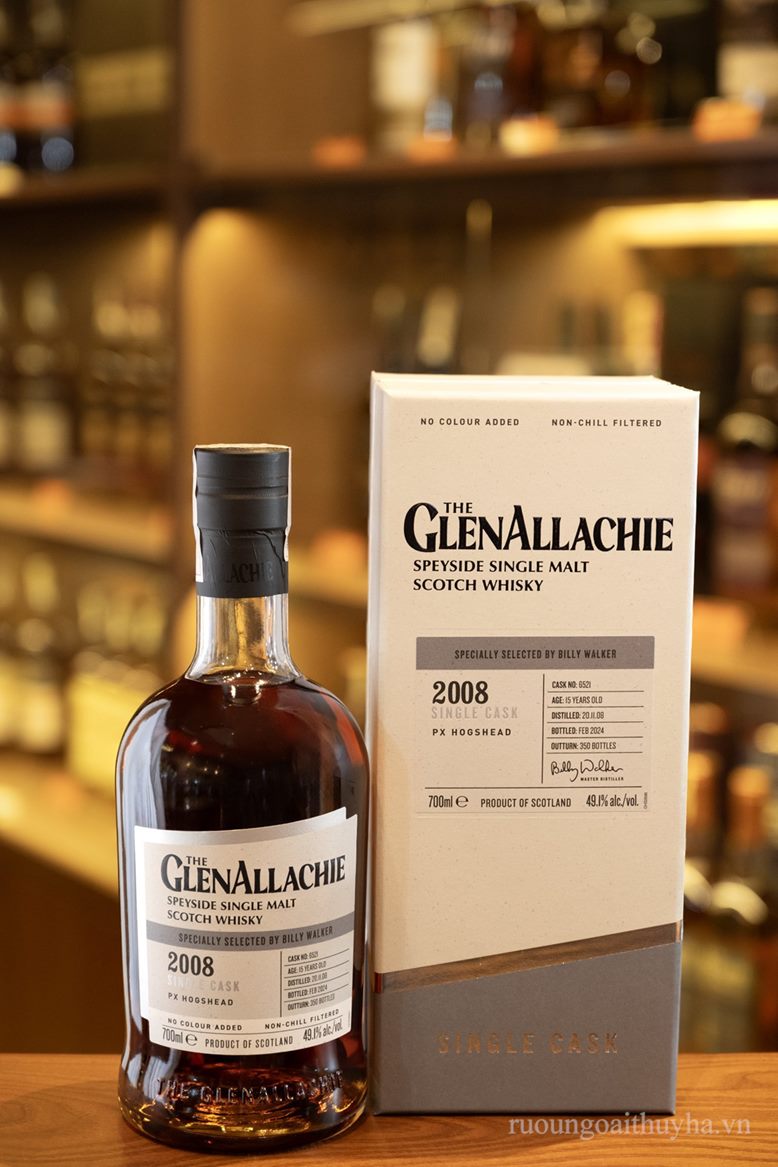 GlenAllachie 2008 Single Cask PX Hogshead