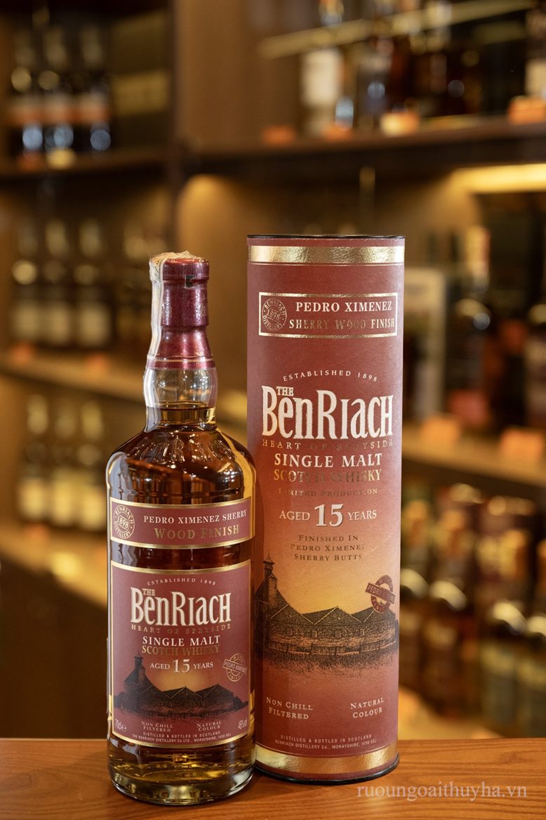 BenRiach 15yo Pedro Ximenez Wood Finish