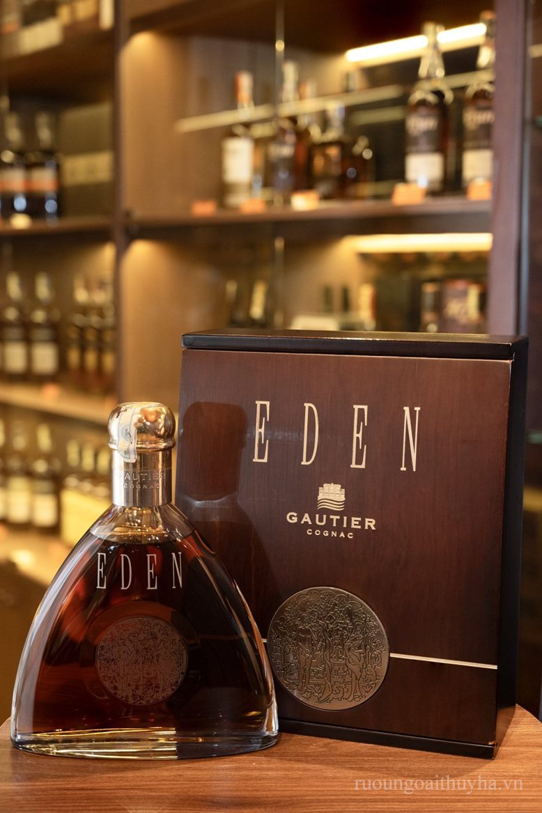 Gautier Eden Cognac (decanter, hộp gỗ)