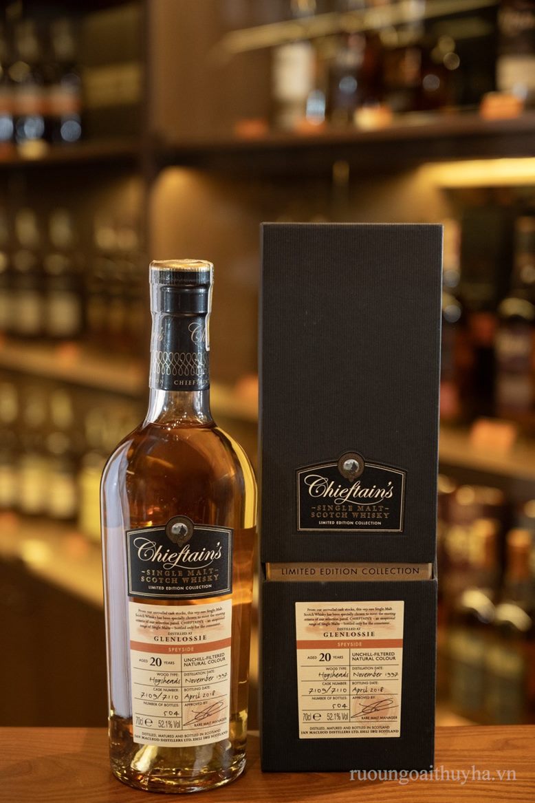 Chieftain's Glenlossie 20yo Speyside Single Malt