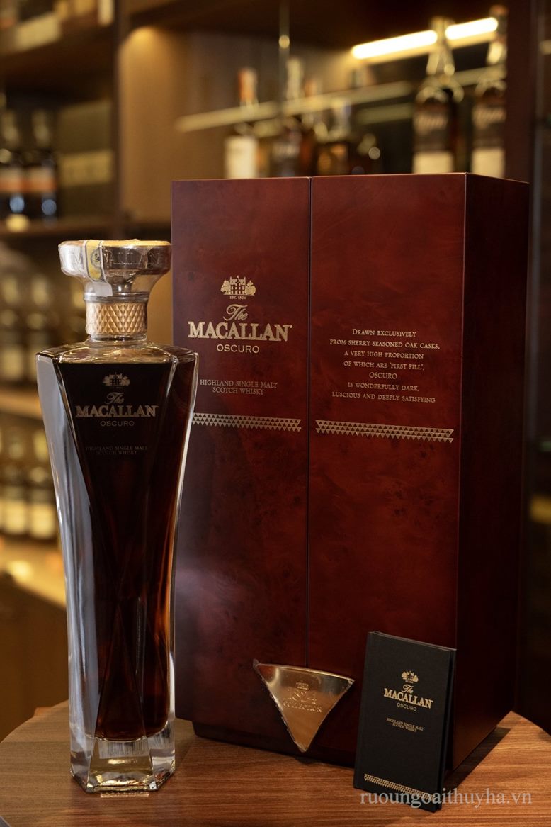 The Macallan Oscuro (decanter, hộp gỗ)