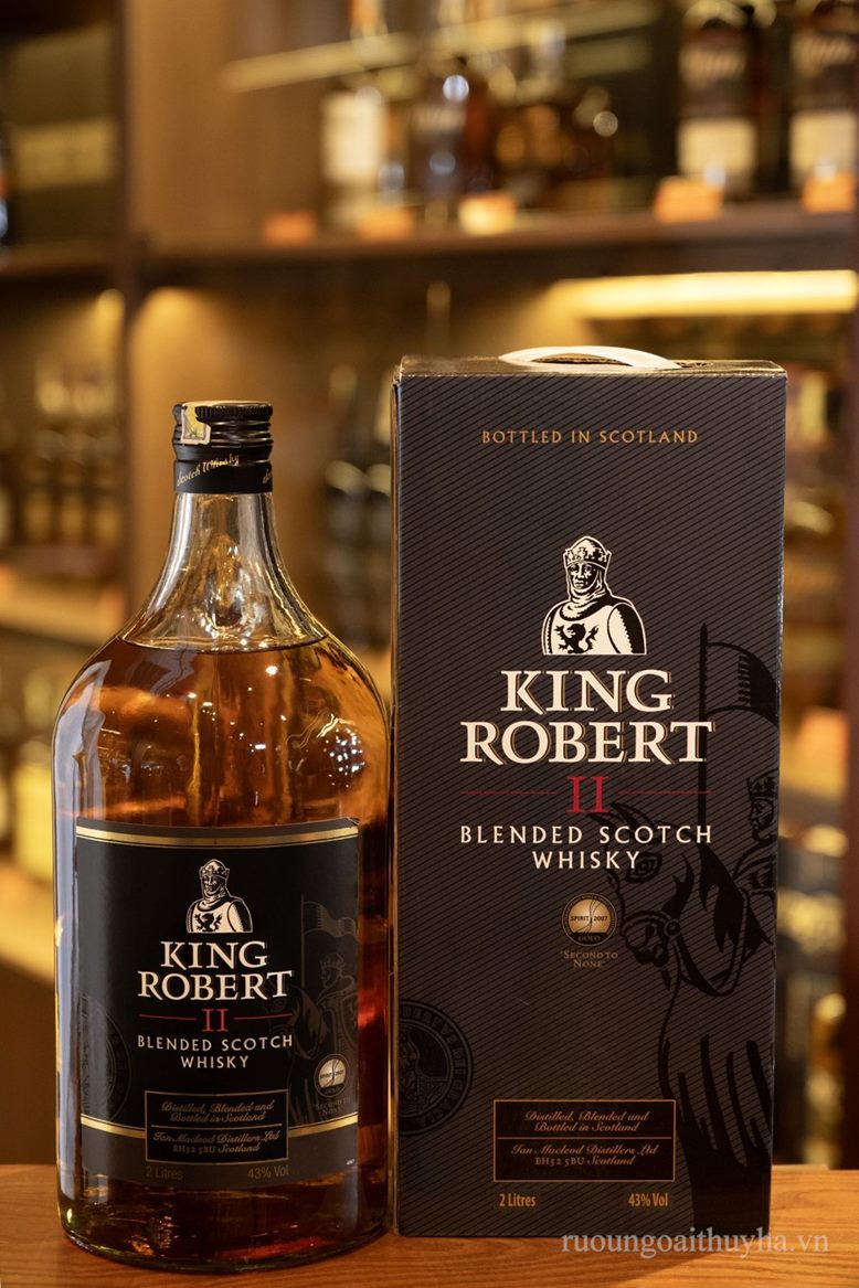 King Robert II Blended Scotch Whisky 2L