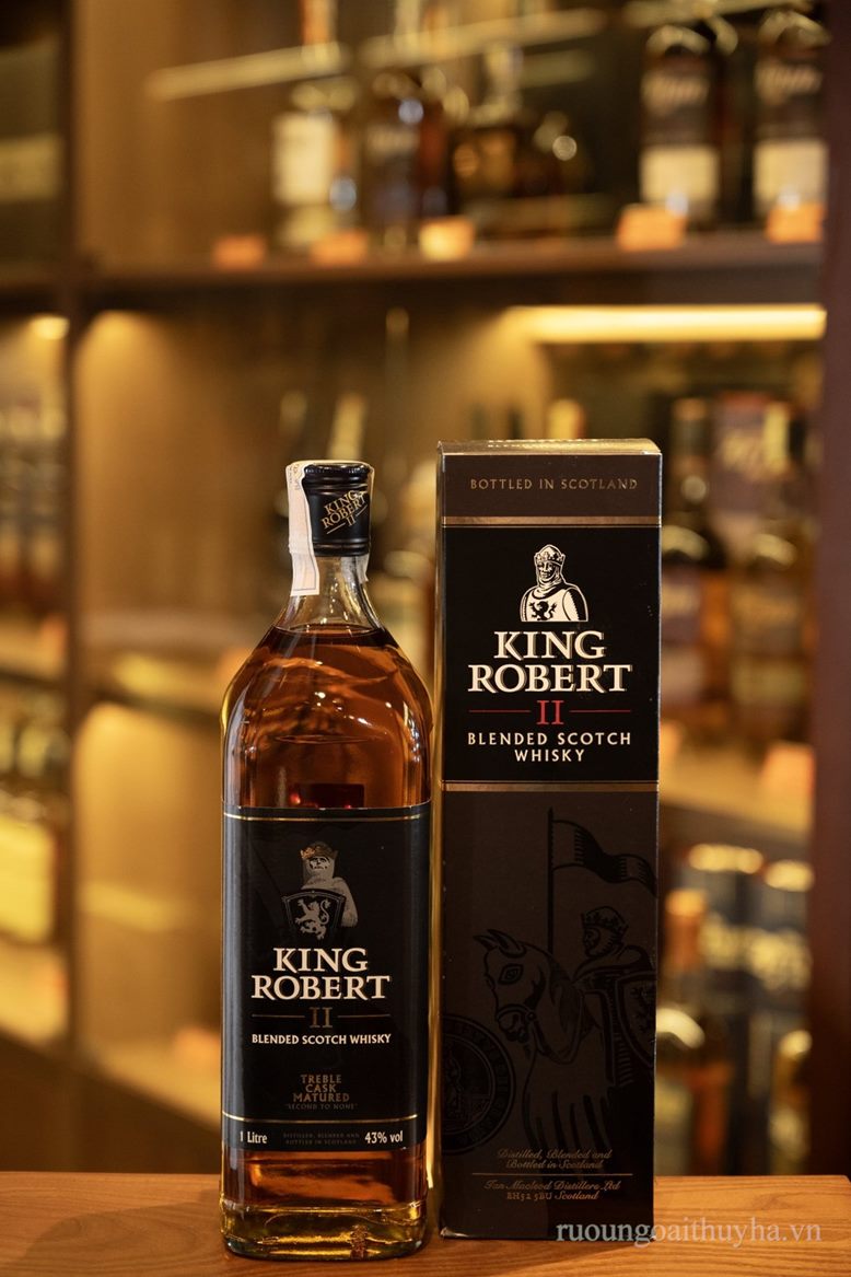 King Robert II Blended Scotch Whisky 1L