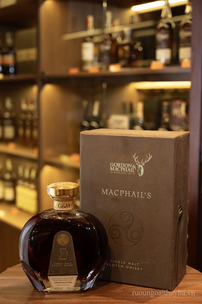 MacPhail's 30yo Single Malt (decanter, hộp nhung)